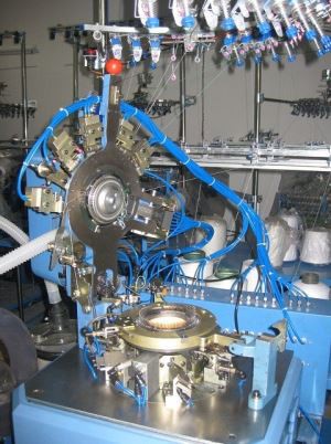 Máquina de confecção de malhas Terry Sock